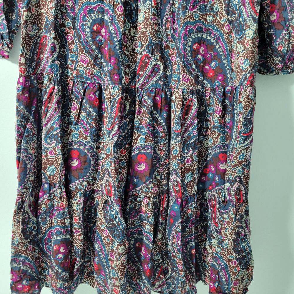 Thursday Island Urban Vintage Life Boho Shift Lined Dress Size S 12222-0492 - Picture 2 of 10